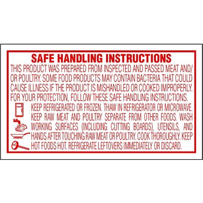 Safe Handling Labels (Roll=1m )