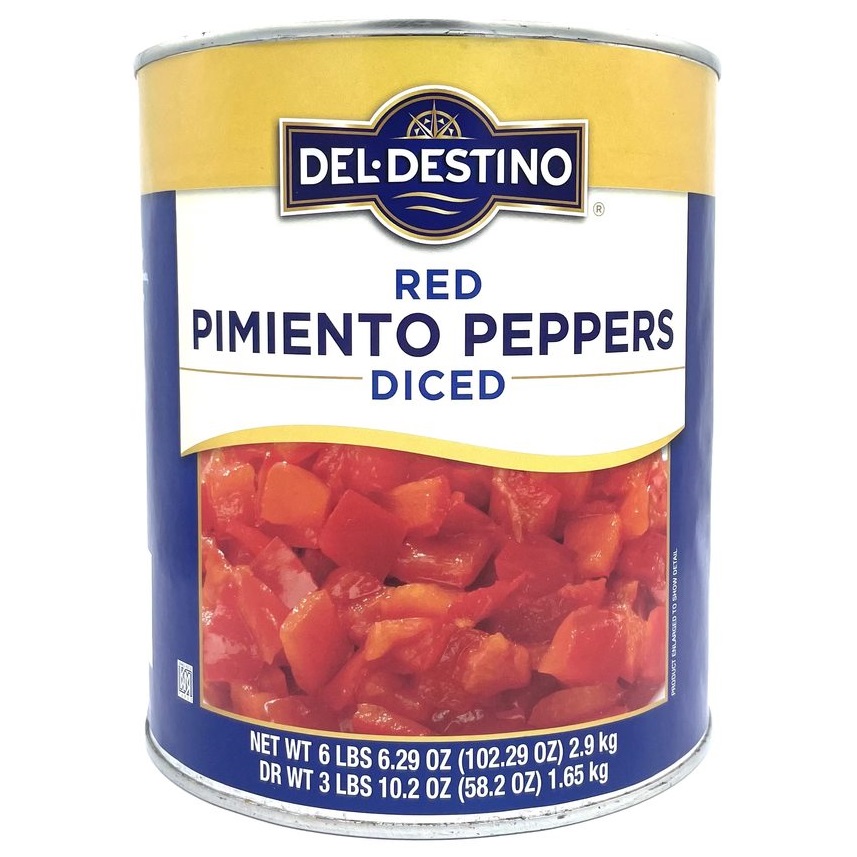 *Case* 6/#10 Del Destino Red Peppers Diced 