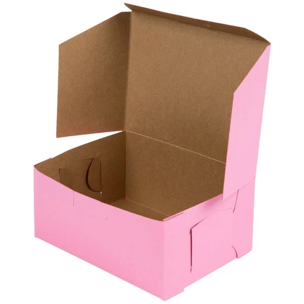 [0803] 6*4.5*2.75
Pink Bakery Box(250)
