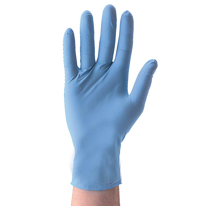 *Case* NLG400 Exam Nitrile 
Gloves 
Large Blue P. Free 