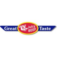 Sticker- Great Taste, Juicy Beef - Red and Blue (500)