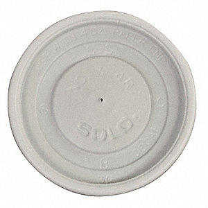VL34R White Vented Plastic
Lid For 4oz Paper Cup(1M)