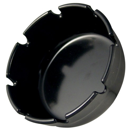 (1DZ) Black Plastic Ashtray