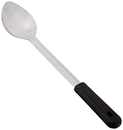 (1) 13&#39; Winco Black Handle  Solid Basting Spoon BHOP-13