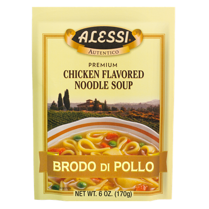 6/6 Alessi Chicken Flavored 
Noodle Soup